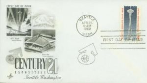 1962年美国西雅图世博会经典首日封