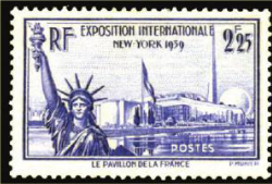法国面值2.25法郎的邮票